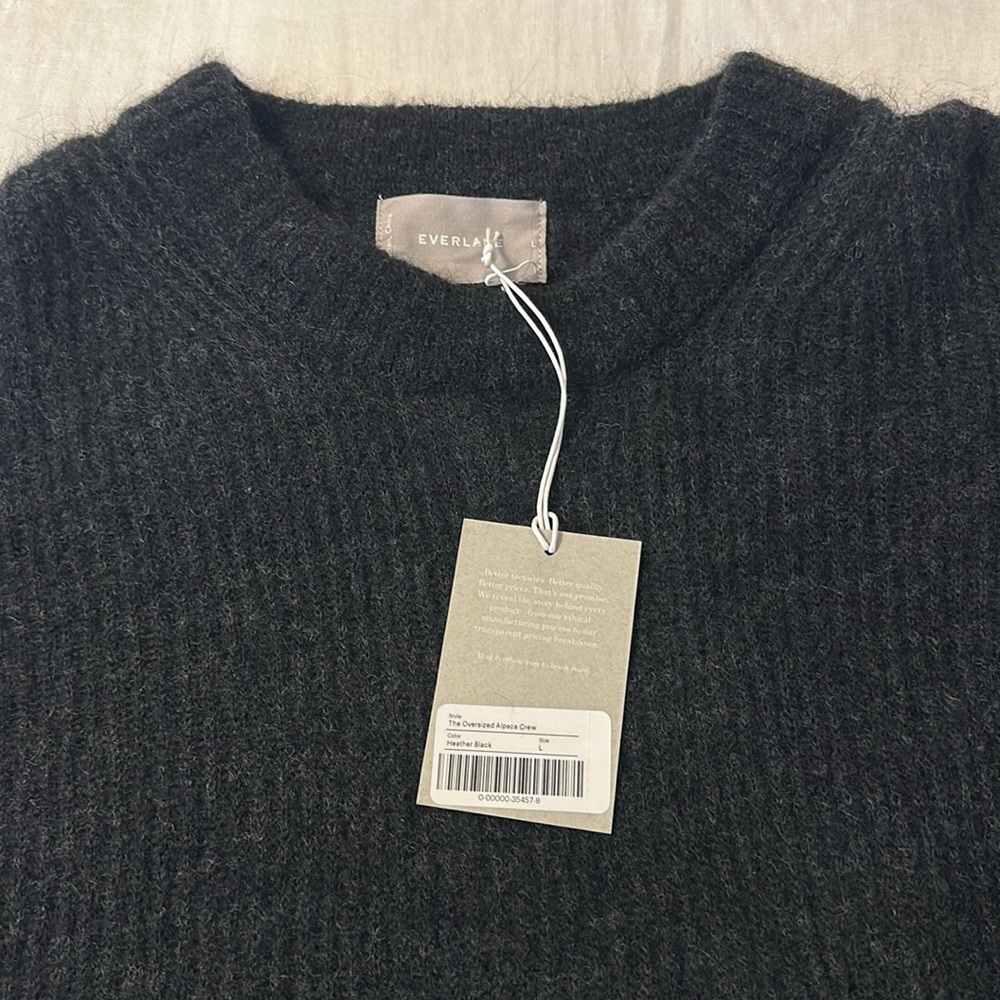 The oversized Alpaca crew by Everlane